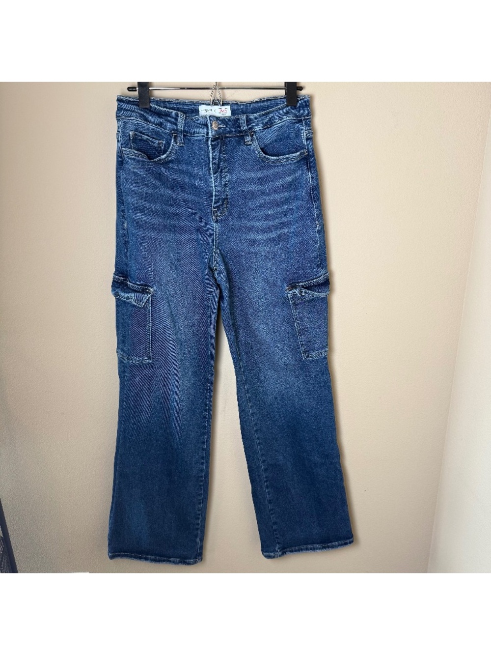 Lovervet Vervet x Moco Boutique Cargo Jeans Womens 29/9 Baggy Utility Streetwear